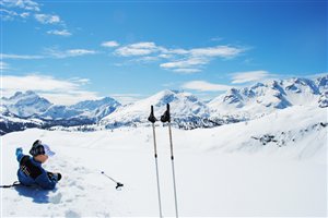Sennes - Spielen im Schnee